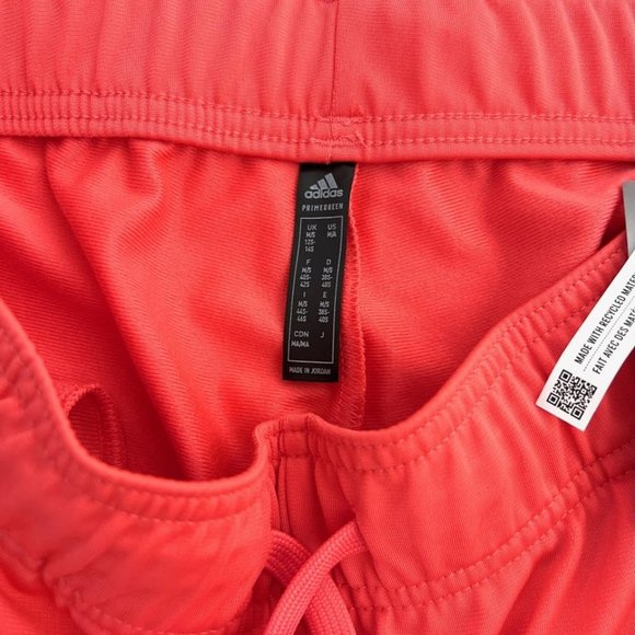 Adidas HD4287 Warm Up Slim Tapered Track  Pants Turbo / White - Picture 3 of 3